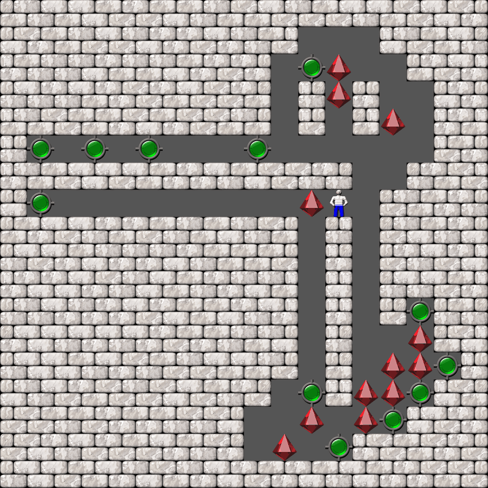 Сокобан More Bugs collections уровень 522